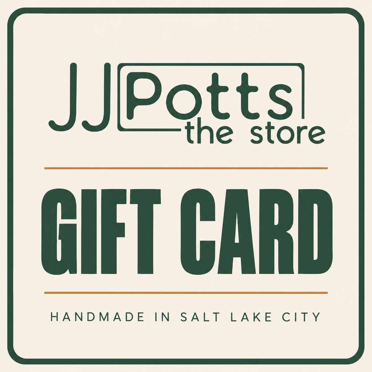 JJ Potts Gift Card