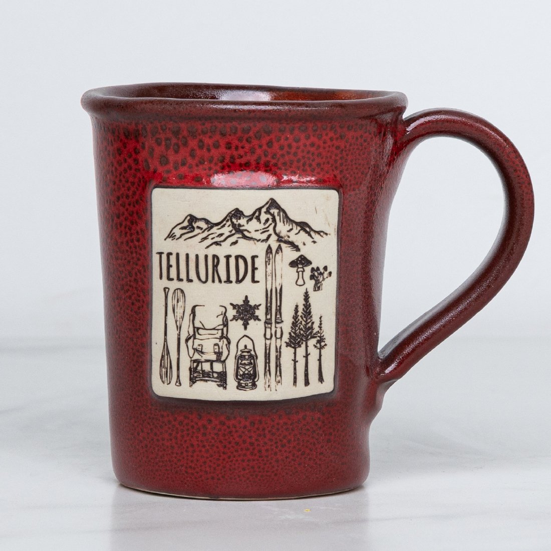 Telluride Adventure Mug — Fire Red