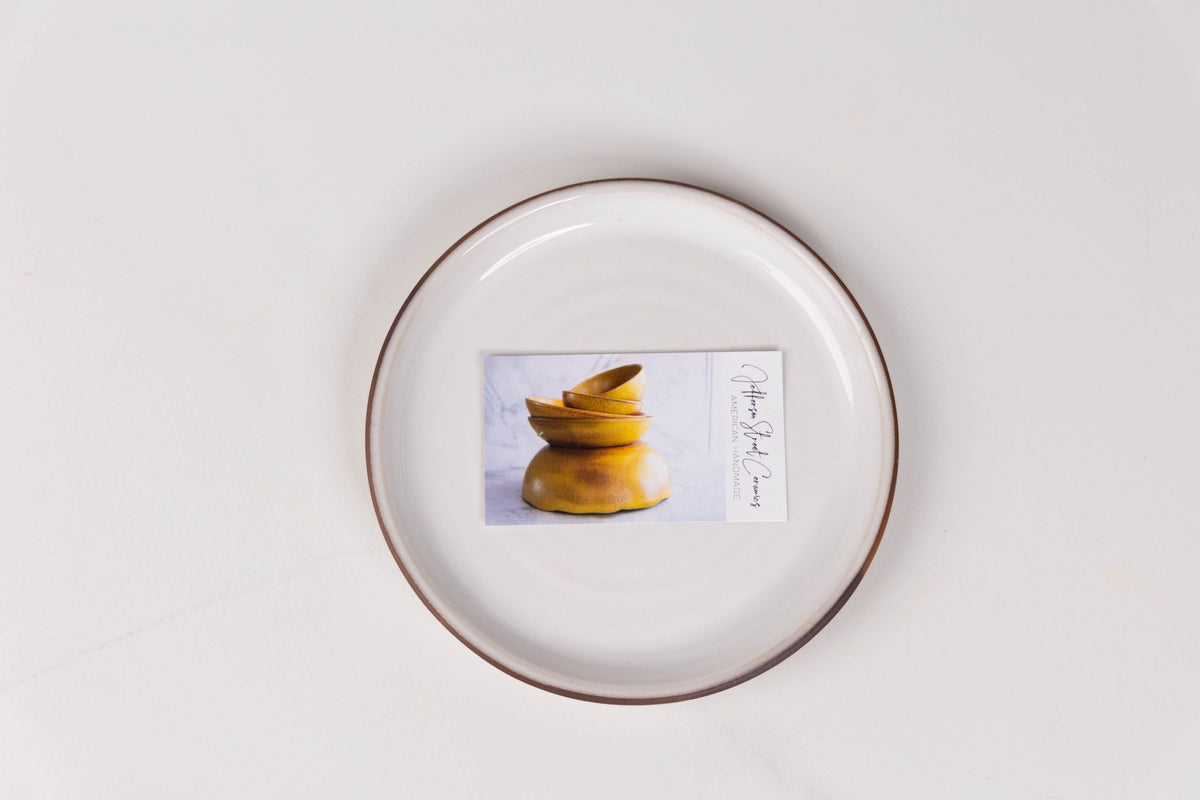 Bread Plate — New England White 2