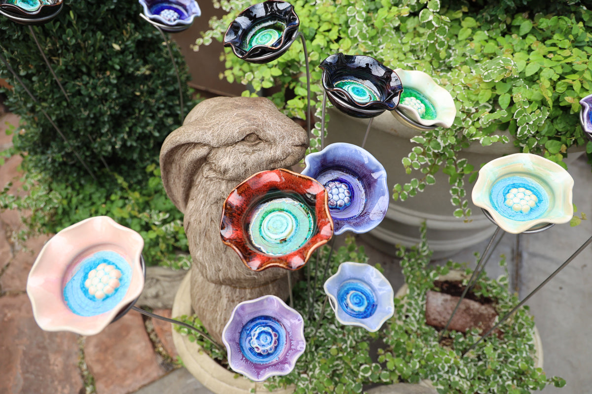 Flower Puddlers – Assorted Colors Pack - Image 1 of 8 | Garden Decor