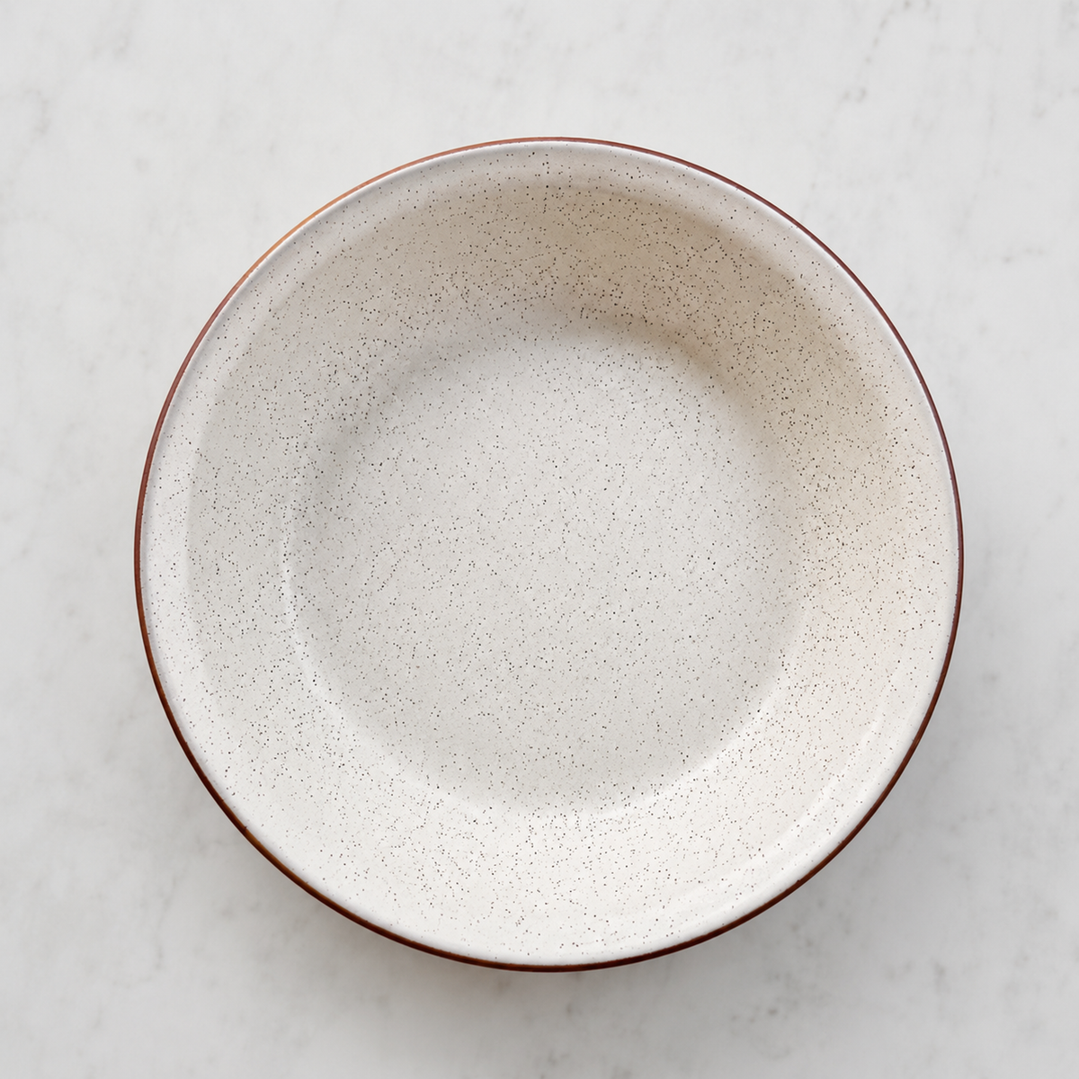 Deep Straight Pie Dish — Heartland Speckle 1