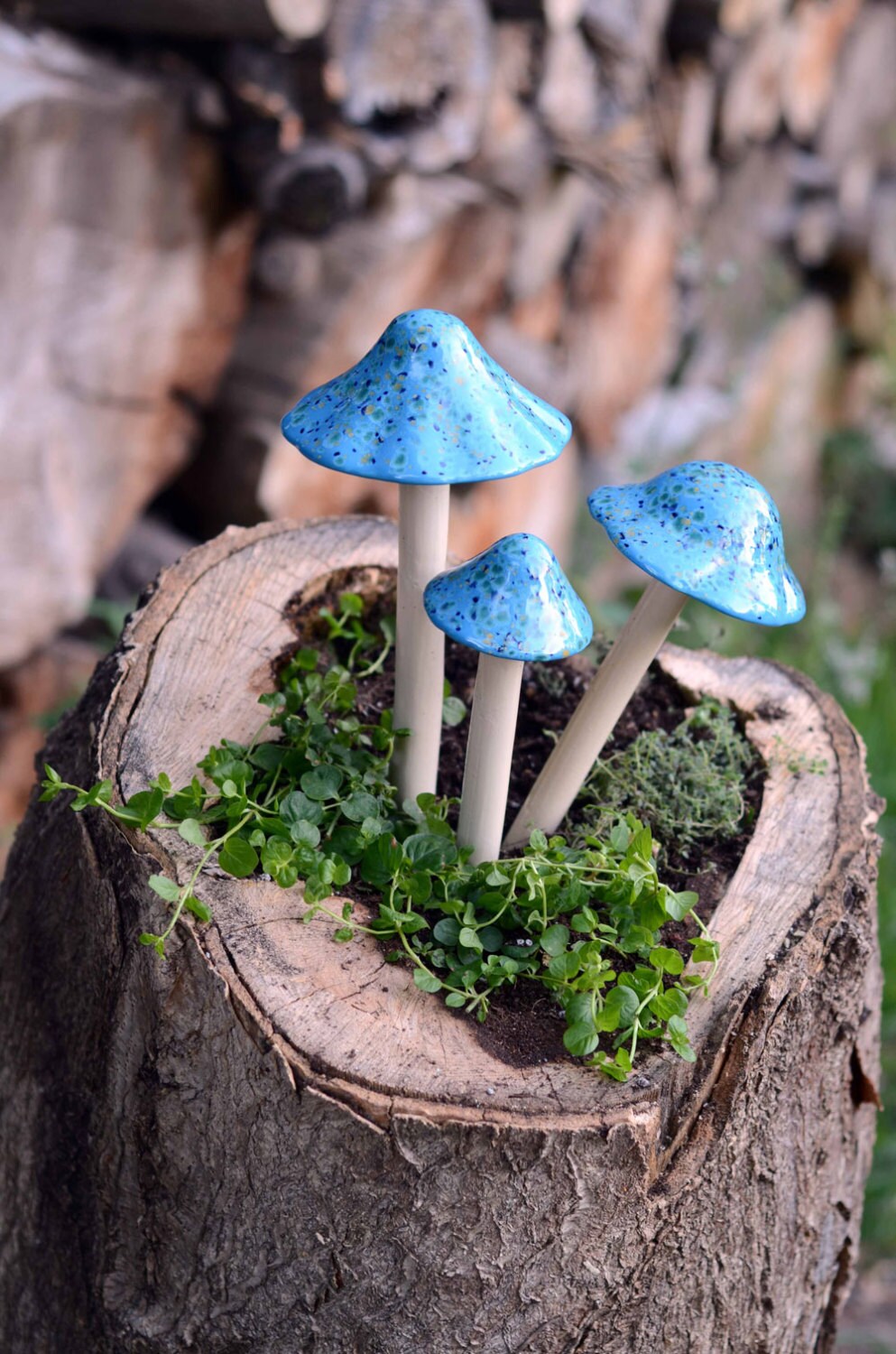 Shroomyz – Crystal Collection – Blue Caprice - Image 5 of 7 | Garden Decor