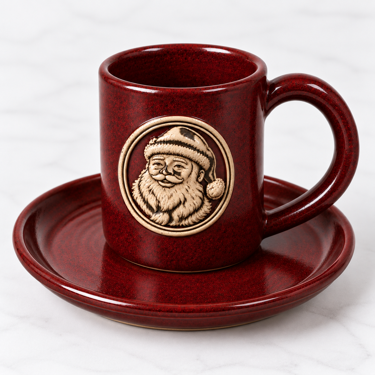 Christmas Santa's Milk & Cookies Plate Combo