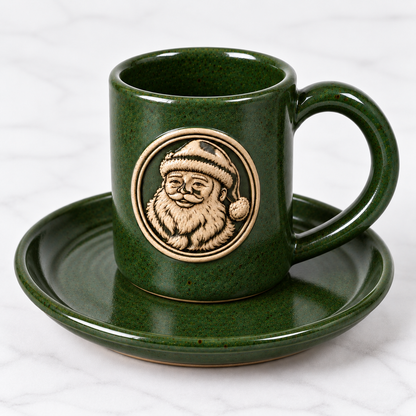 Christmas Santa's Milk & Cookies Plate Combo