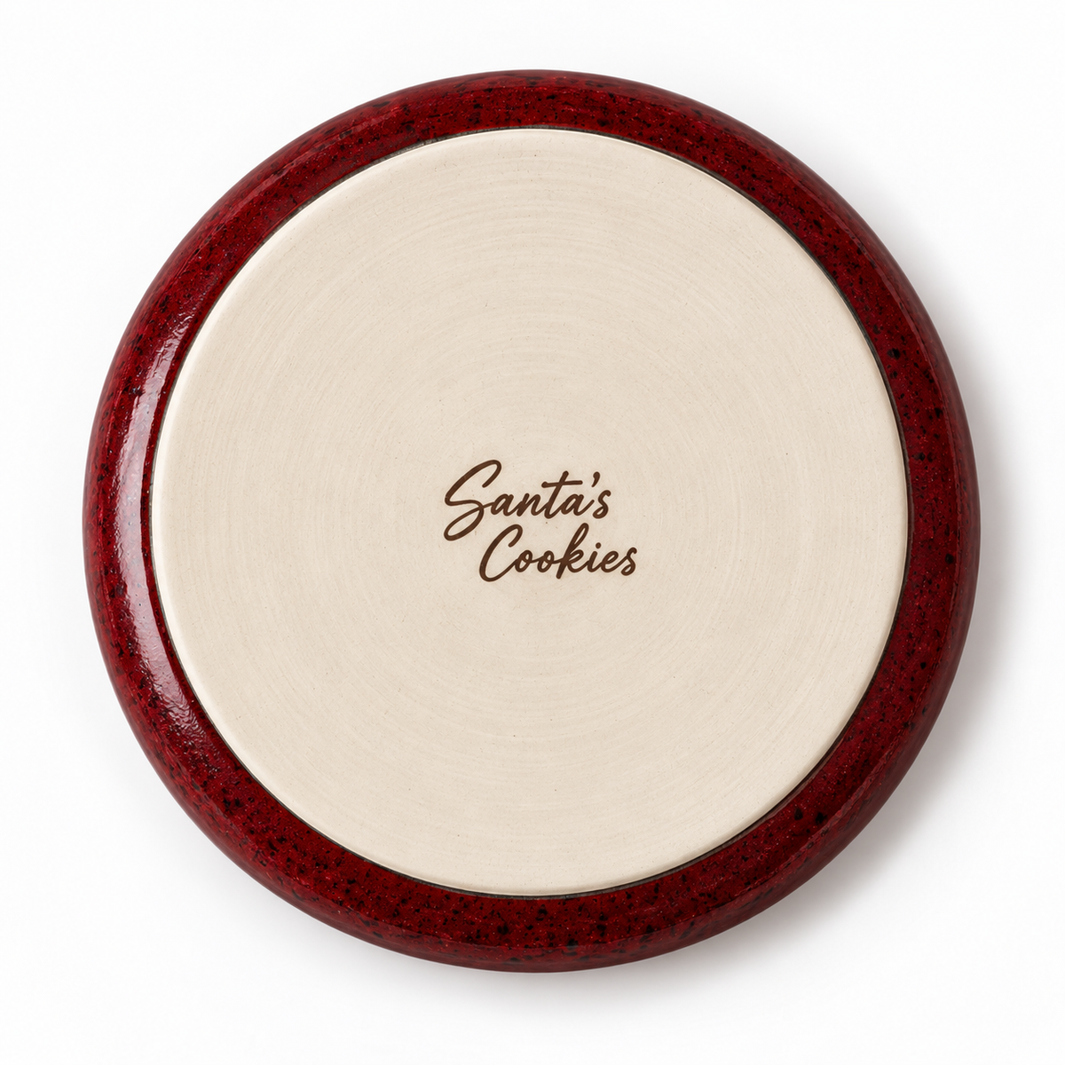 Christmas Santa's Milk & Cookies Plate Combo