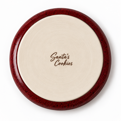 Christmas Santa's Milk & Cookies Plate Combo