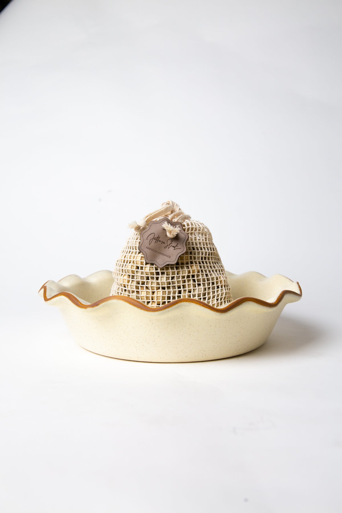 Pie Dish & Weights Set – Deep Fluted - Eggnog | Bakeware