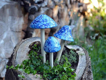 Shroomyz – Funtasmic Collection – Frosty Blue - Image 1 of 5 | Garden Decor