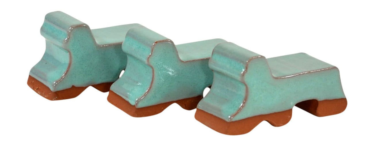 Pot Feet - Large – 20–40" Pots / Weathered Copper | Garden Accessories