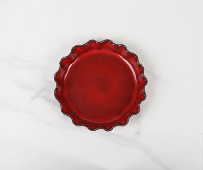 Quiche Dish – Deep Pinched Edge - Garnet | Bakeware