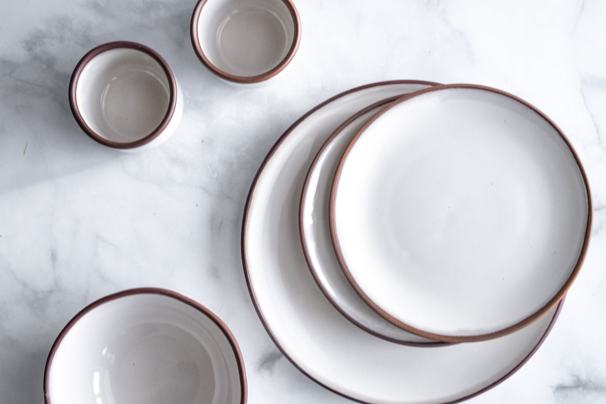 Dinner Plate — New England White