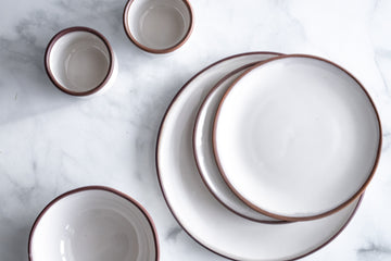 Dinner Plate — New England White