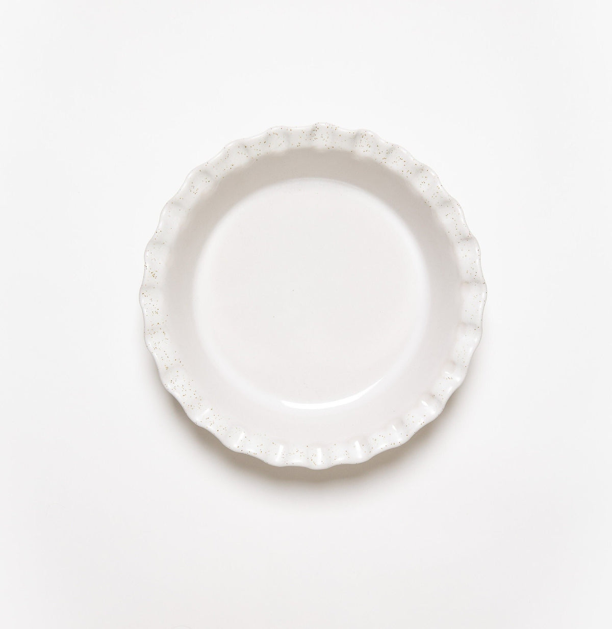 Pie Dish – Deep Fluted Edge - New England White | Bakeware