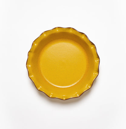 Pie Dish – Deep Fluted Edge - Yellowstone | Bakeware