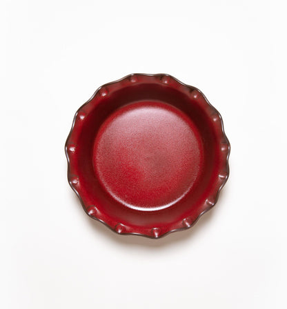 Pie Dish – Deep Fluted Edge - Garnet | Bakeware