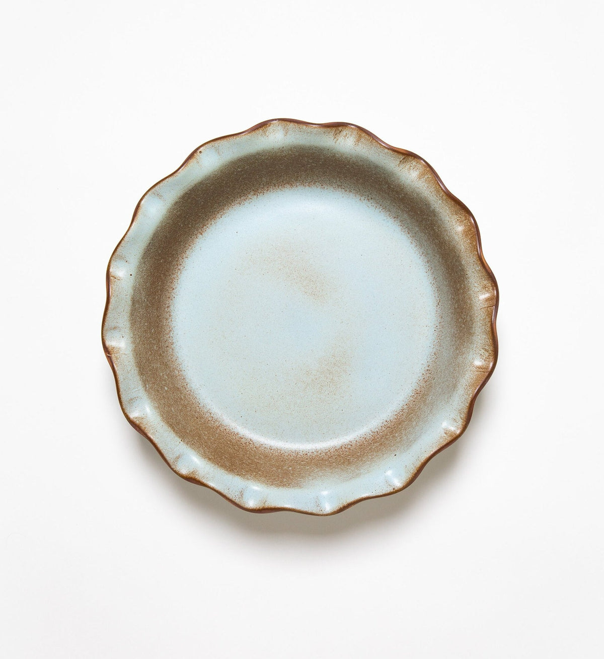Pie Dish – Deep Fluted Edge - Araucana Blue | Bakeware
