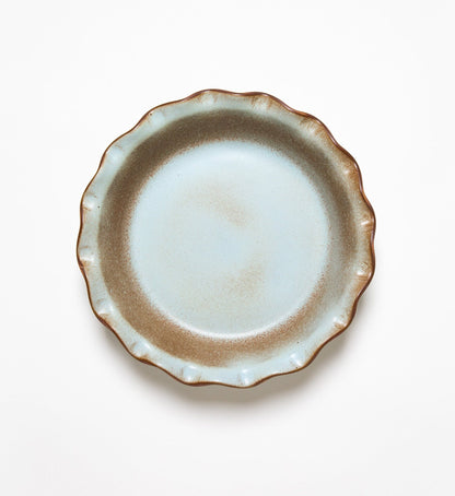 Pie Dish – Deep Fluted Edge - Araucana Blue | Bakeware