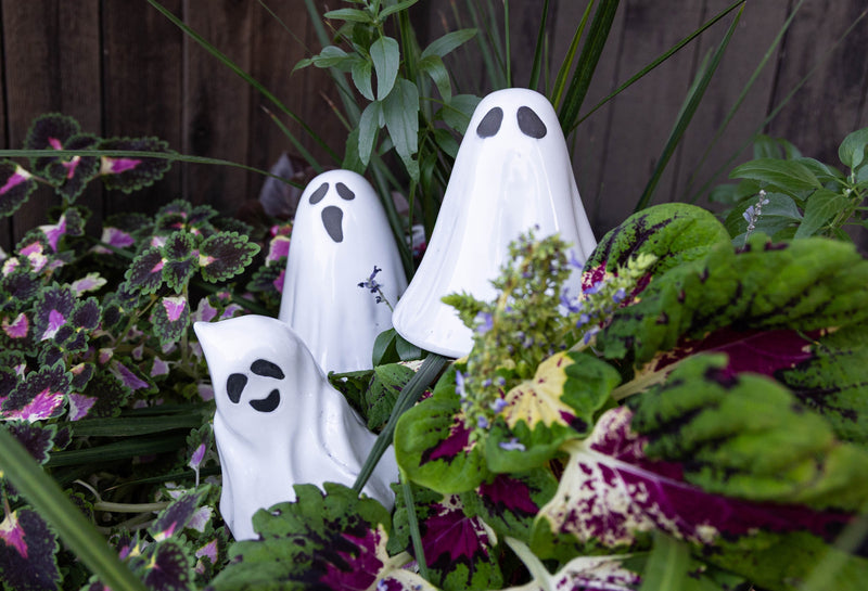 Ceramic Garden Ghosts Variety Pack – Halloween | Ghostyz – JJ