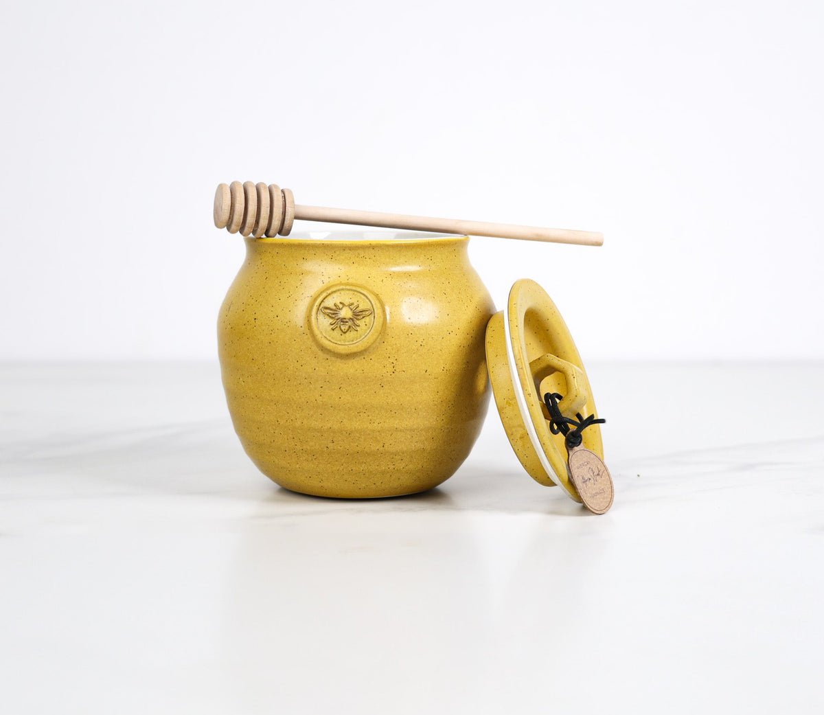 Large Belly Honey Pot - Color Yellowstone