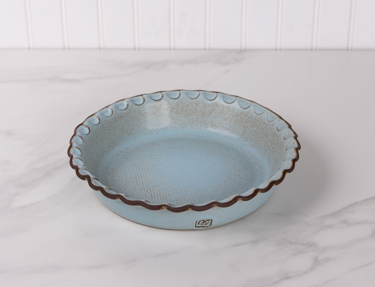 Pie Dish – Deep Pinched Edge - Araucana Blue | Bakeware