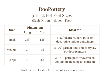 Pot Feet - Image 3 of 49 | Garden Accessories