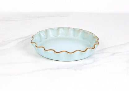 Quiche Dish – Deep Pinched Edge - Araucana Blue | Bakeware