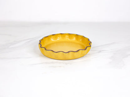 Stoneware Quiche Dish-Yellowstone