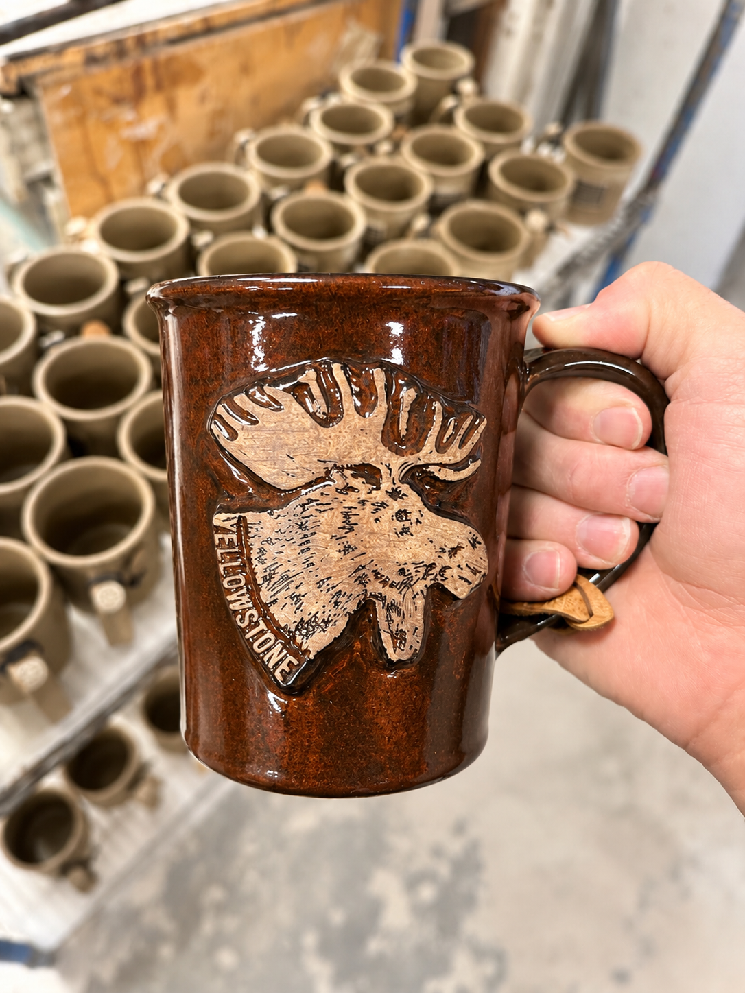 Yellowstone National Park Moose Mug