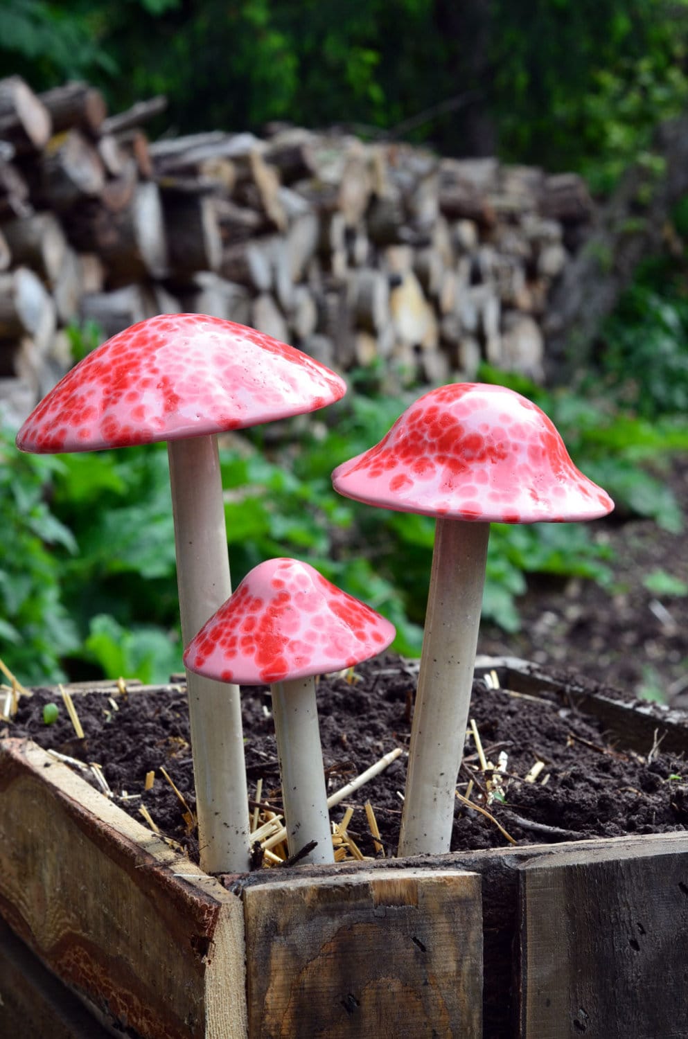 Shroomyz – Funtasmic Collection – Pink Cherry - Image 1 of 8 | Garden Decor