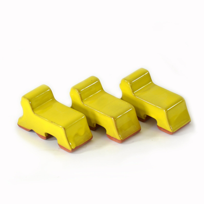 Pot Feet - Small – 6–12" Pots / Yellow, Medium – 14–20" Pots / Yellow, Large – 20–40" Pots / Yellow | Garden Accessories