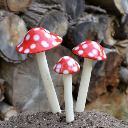 Shroomyz – Funtasmic Collection – Red Polka Dot - Image 1 of 9 | Garden Decor