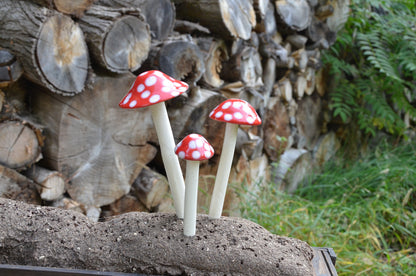 Shroomyz – Funtasmic Collection – Red Polka Dot - Image 6 of 9 | Garden Decor
