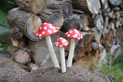 Shroomyz – Funtasmic Collection – Red Polka Dot - Image 7 of 9 | Garden Decor