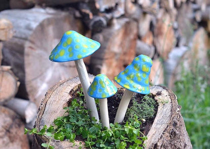 Shroomyz – Funtasmic Collection – Robin's Egg - Image 1 of 5 | Garden Decor