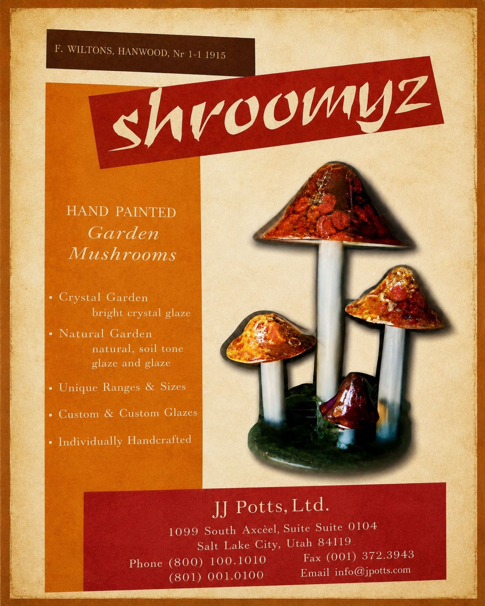Original Shroomyz catalog from the family garage era