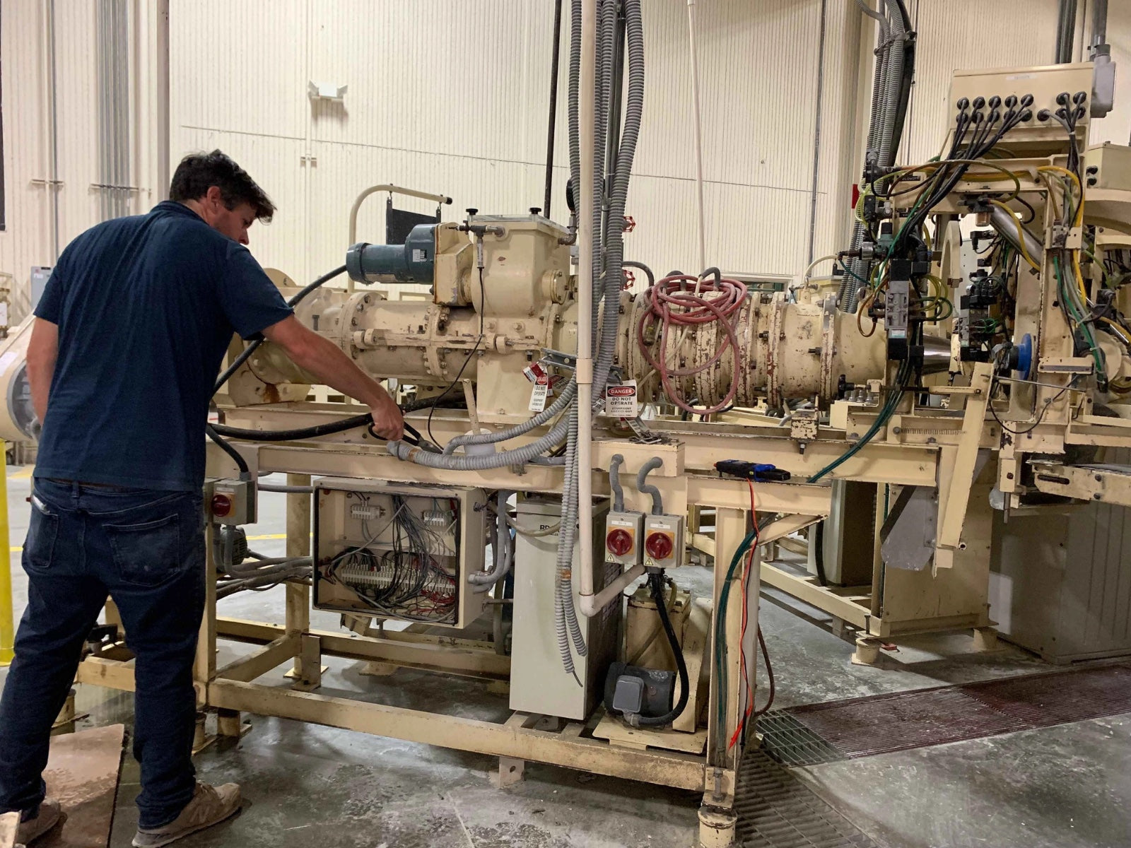 Inside the Diversified Ceramics studio during the factory rescue