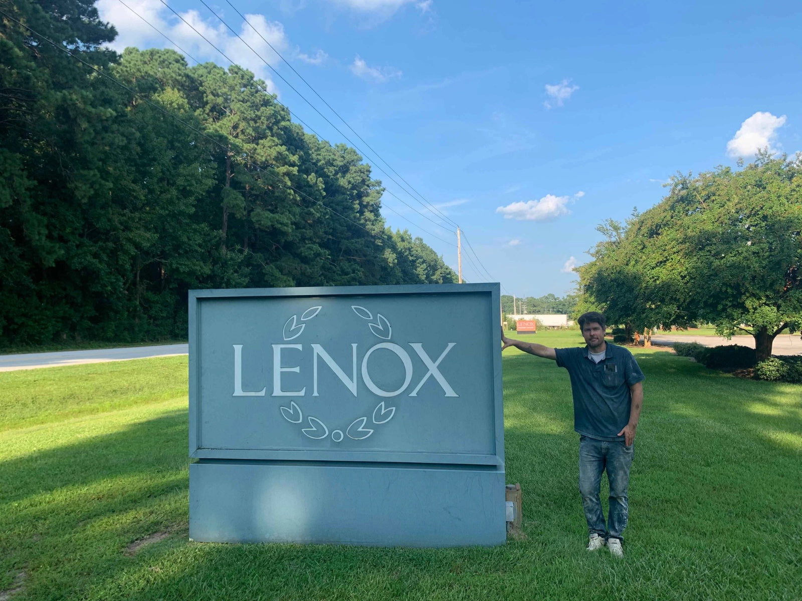 Jeremy Neff at the Lenox factory rescue